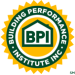BPI logo for certified professional building performance institute inc. on about us page