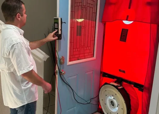 3rd party blower door testing in Austin, TX