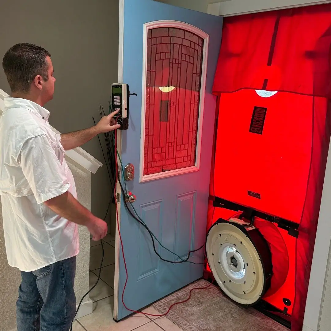 3rd party blower door testing in Austin, TX
